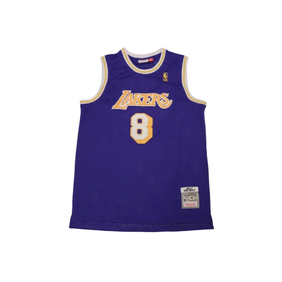 VTG Mitchell & Ness Hardwood Classics 1996-1997 Kobe Bryant Purple 8 Jersey