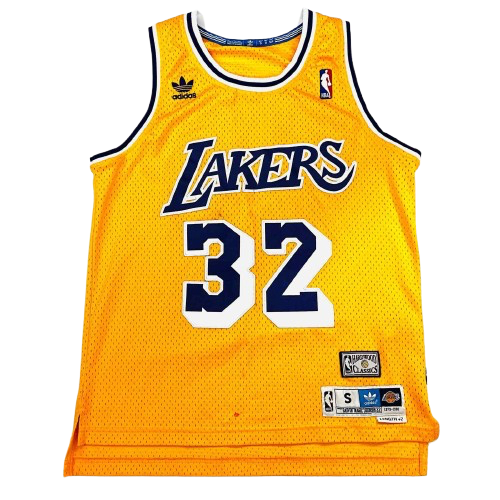 VTG Adidas Hardwood Classics Magic Johnson Lakers Gold